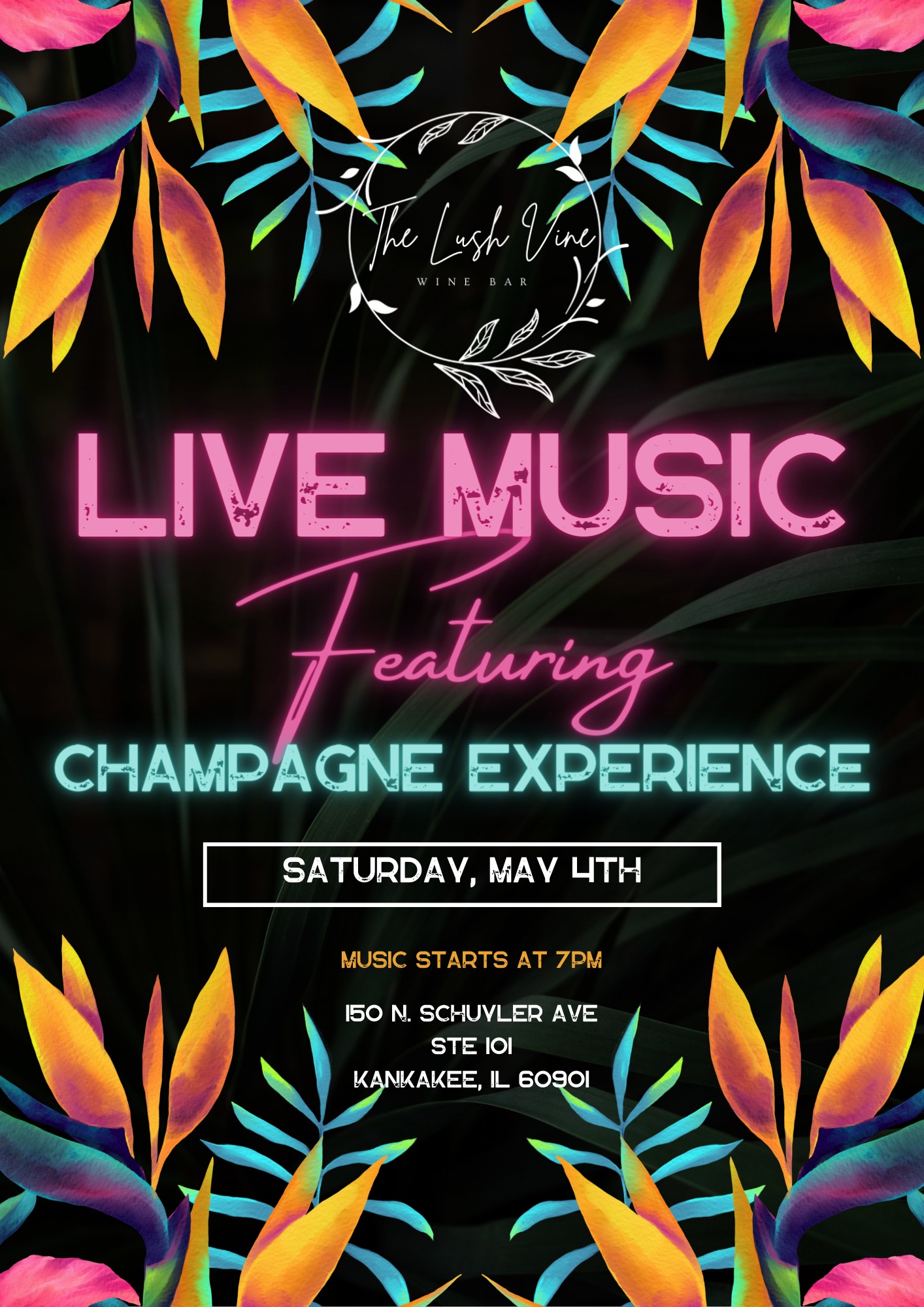 Champagne Experience- Live music